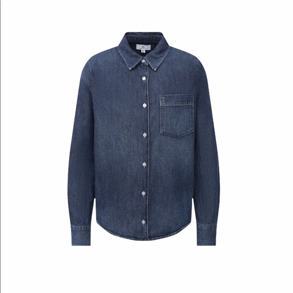 Adriano Goldschmied AG Cade Chambray Shirt NWT - Picture 3 of 12